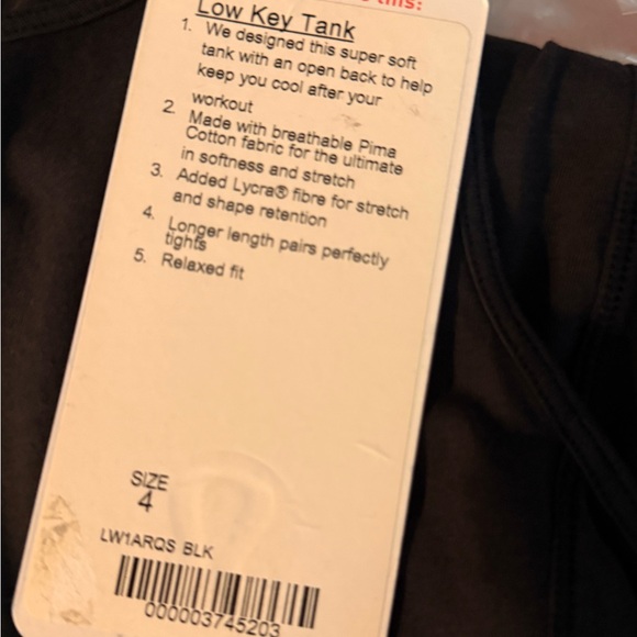 Lululemon Low Key Tank - Picture 5 of 9